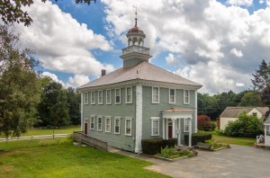 Aerial photo of Westford Museum by Right Angle Photography, LLC