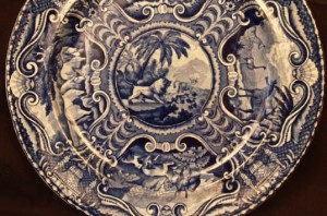 Blue Decorative Plate