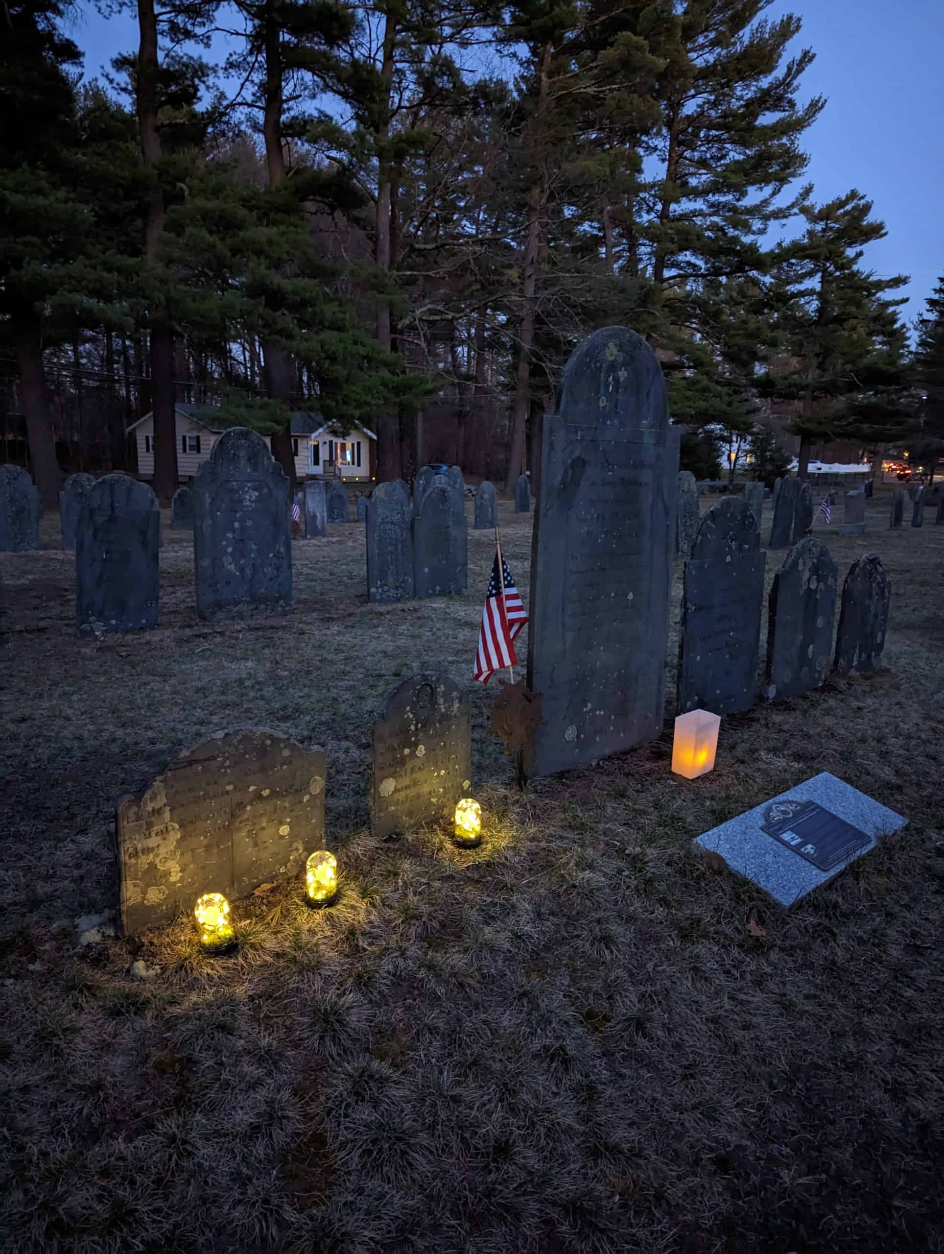 Patriot's Day (April 19th) Candlelight Tribute at Westlawn Cemetery