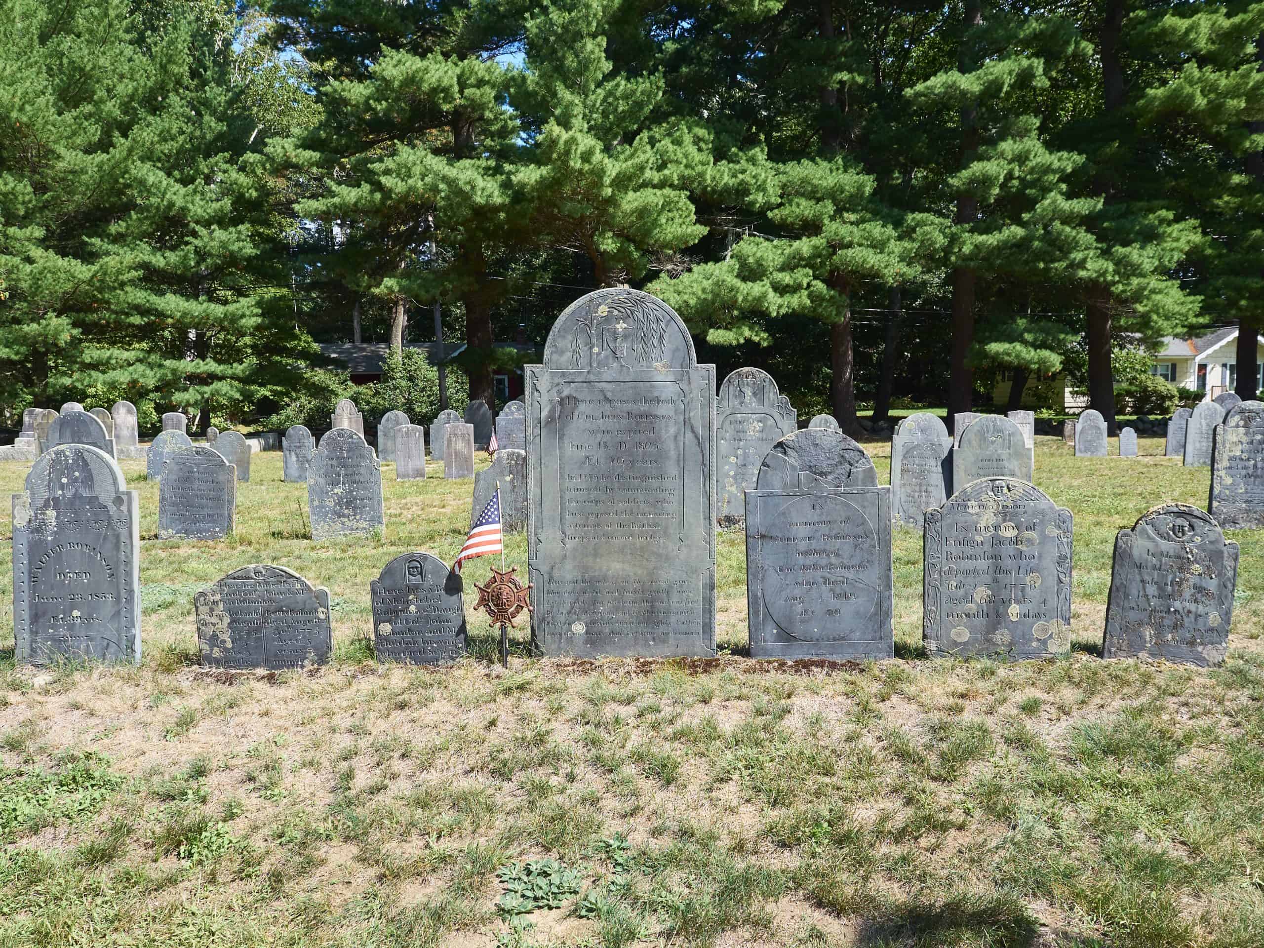 Westford REV 250: Join Westford Town Historian, Bob Oliphant for a revolutionary walking tour of Westlawn Cemetery