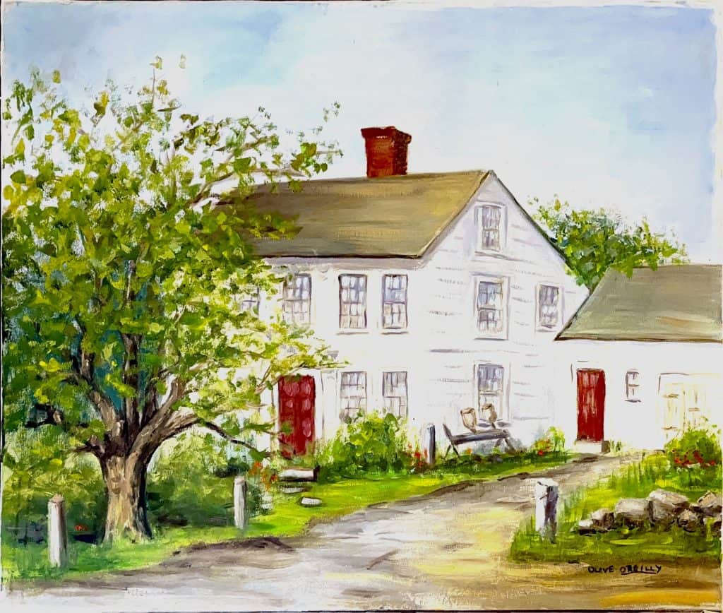 Col John Robinson Home (oil on canvas)